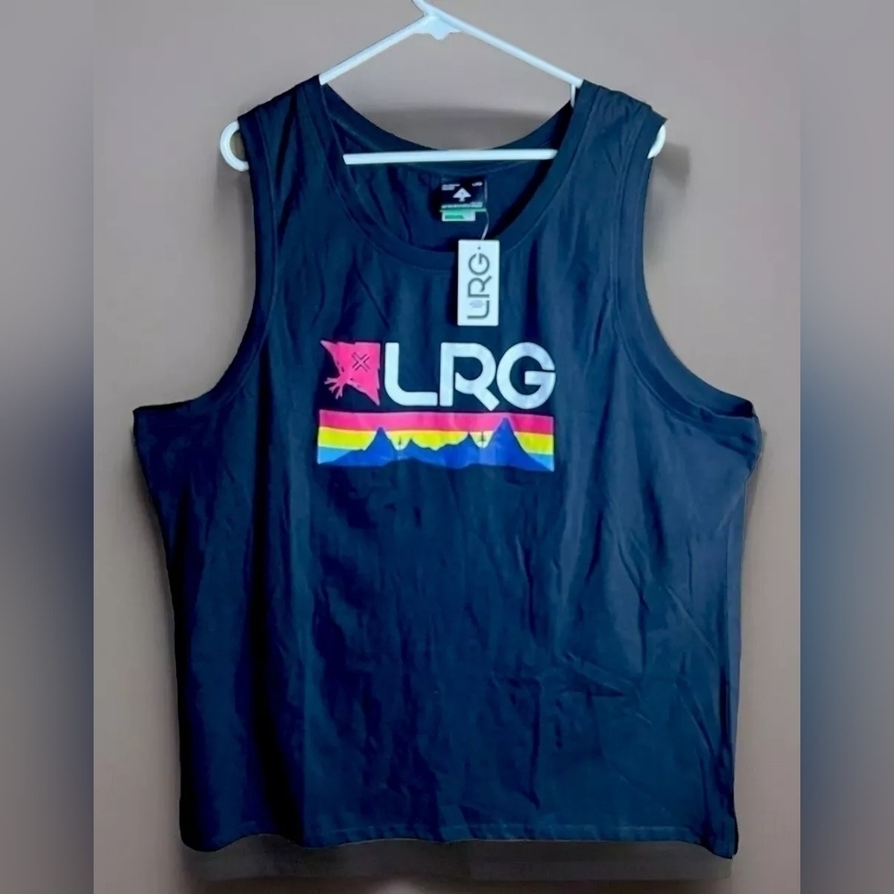 LRG Lifted Research Group Tank Top Mens 2XL Sleeveless Muscle Shirt ~ NWT